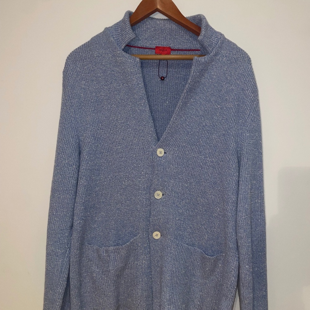 Isaia Shawl Collar Cardigan
